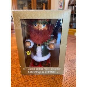 Vintage Workd Market Linited Edution 2011 Father Christmas Nutcracker